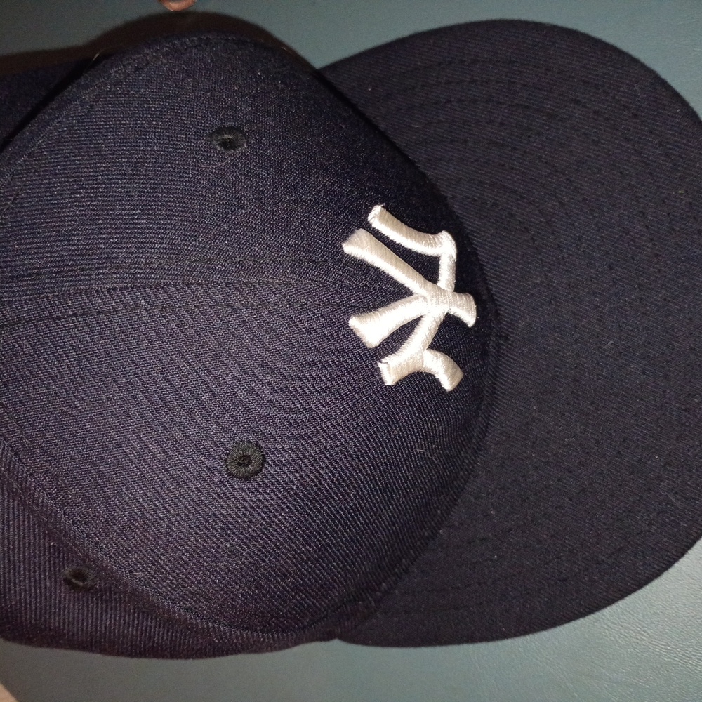 Navy Blue Cap with White Logo